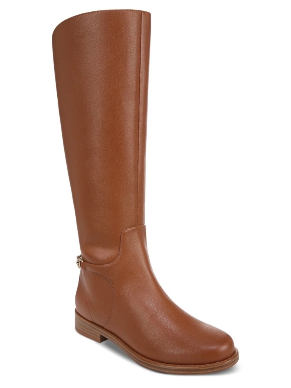 Giani Bernini Women's Suttonn Memory Foam Knee High Riding Boots- Cognac